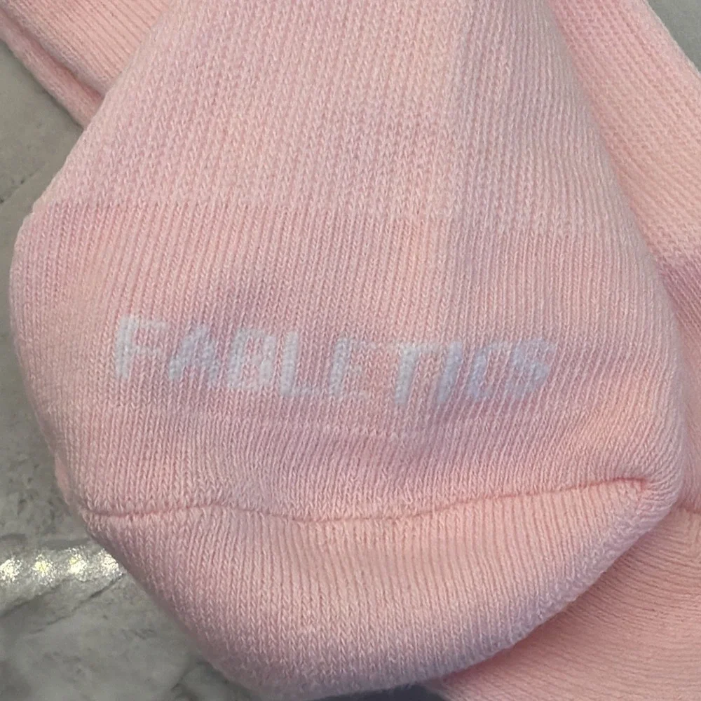 Fabletics Women's The Ruffle Sock Soft Pink S/M